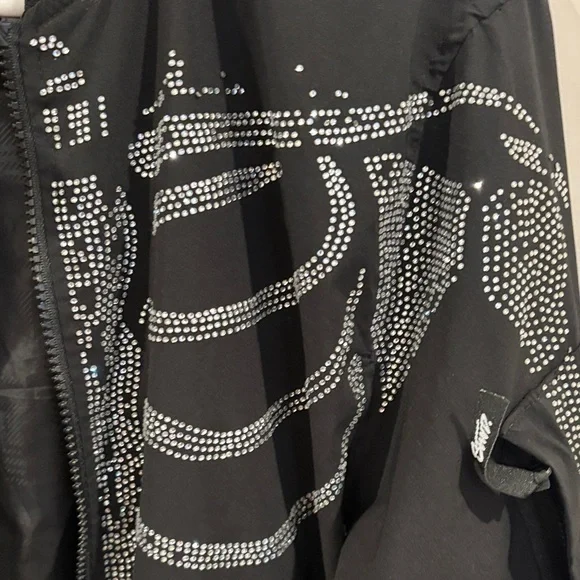 Pull&Bear Black Jacket with Silver Accents - Picture 4 of 14